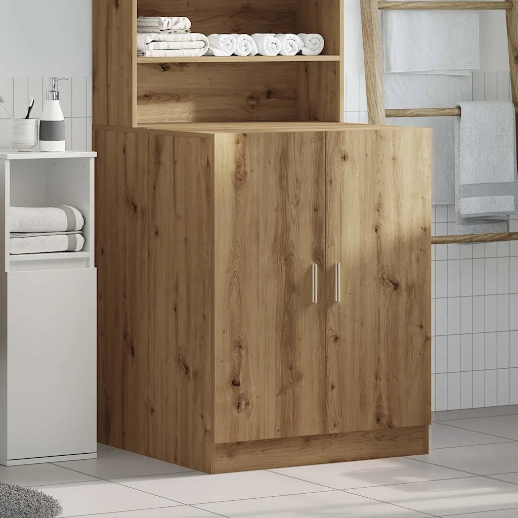 Mobile per Lavatrice Rovere Artigianale 70,5x71,5x91,5 cm 856641