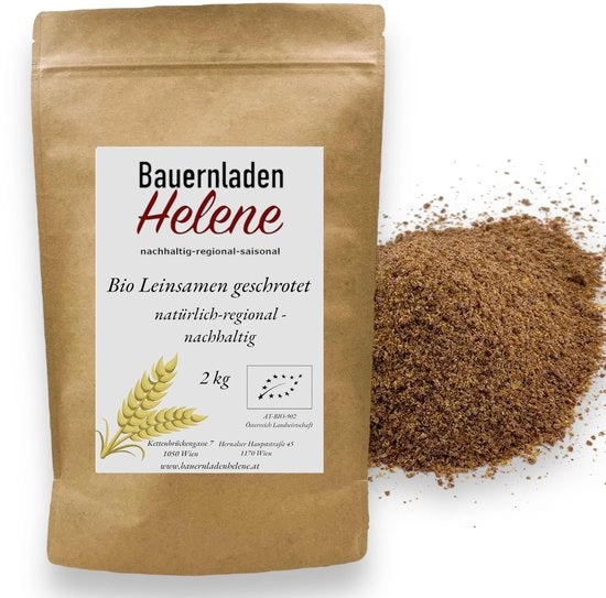 Lino 2 kg - Biologico - Ricco di Fibre - Ricco di Vitamine - Energizzante - Sostiene la Digestione - Superalimento