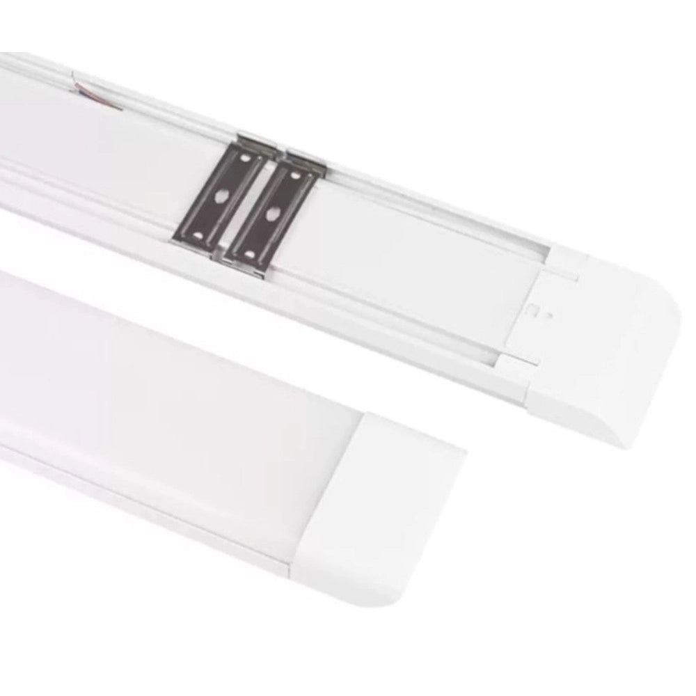 Trade Shop - Plafoniera Lineare Led Slim 40 W 90cm Tecnologia Cct Switch Alta Luminosità Ip20 Pf-90-3c -
