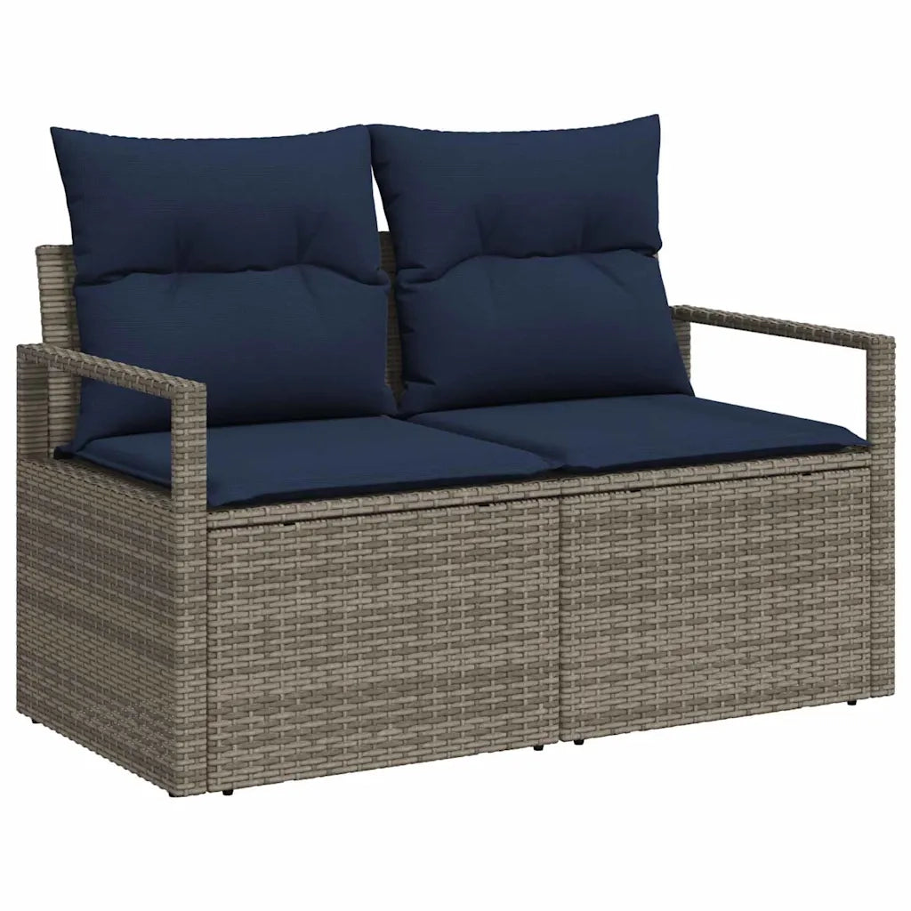 Set di divani 4 pcs Grigio polyrattan 3346335