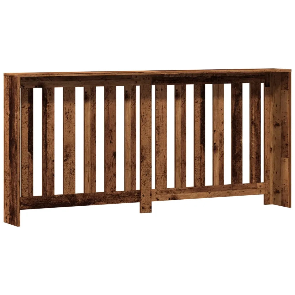 Copritermosifone moderno pratico mensola 175 x 20 x 82 cm legno multistrato vecchio legno 02_0049841