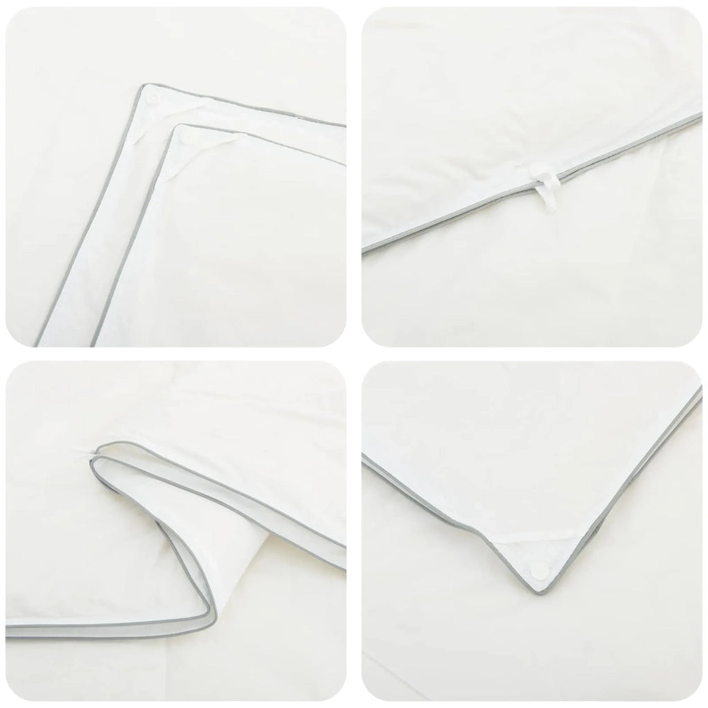 Set di piumone e cuscini 2 pcs 135x200 cm 4 stagioni Lana 3440957