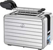 Toaster con Tostapinze - Multi Livelli di Temperatura - Toaster - Fessure Ampie - Toaster Retro - Croque Monsieur