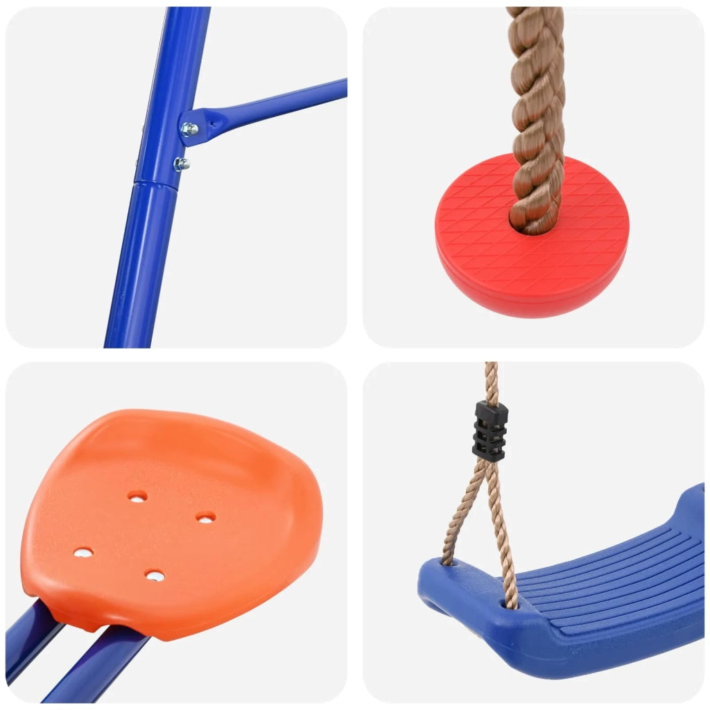 Set di Altalene per Esterni Multicolore Acciaio e PE 3429831