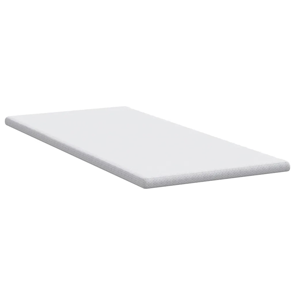 Topper per materasso Bianco 90 x 200 cm Tessuto Jacquard 4106201