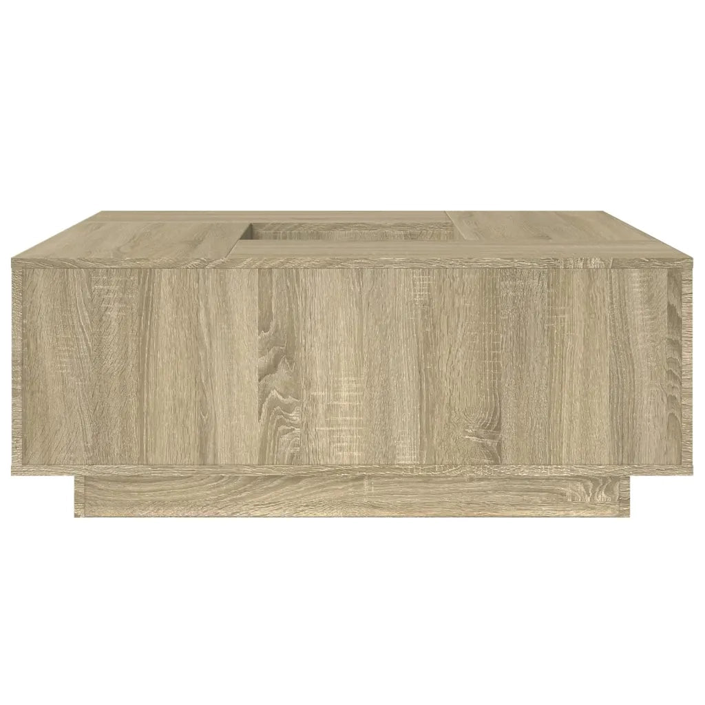 Tavolino Salotto Rovere Sonoma 100x100x40 cm Legno Multistrato 3284051