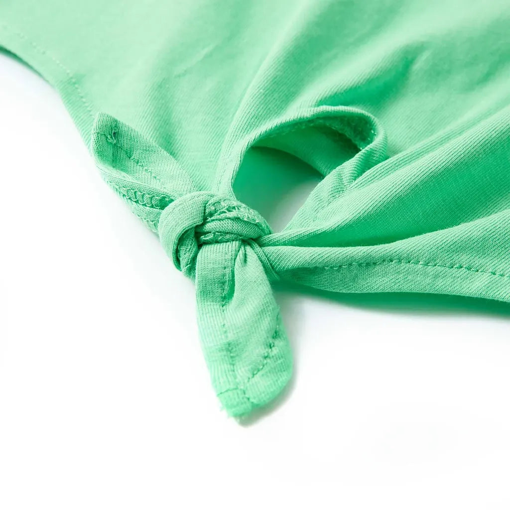 Maglietta da Bambino Verde Chiaro 128