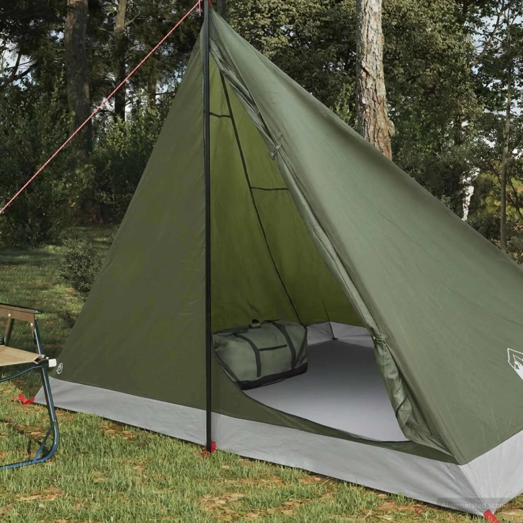 Tenda da backpacking Verde Oliva 4 persone