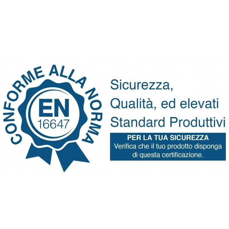 Biocamino pavimento Cortina Bianco 2,5 kW – vetro temperato, bruciatore 1,2 L, design cilindrico – Tecno Air System