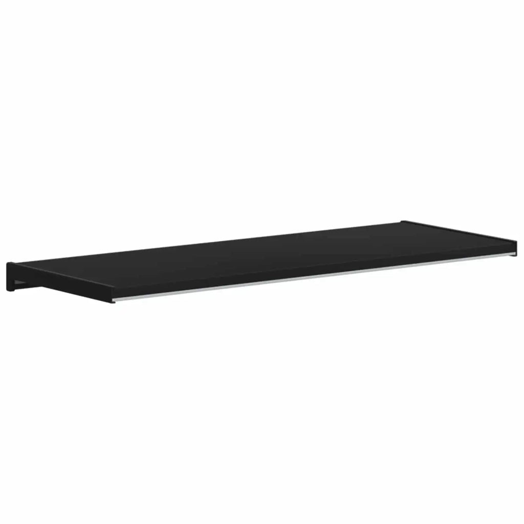 Soglia della Finestra Nero con Venature del Legno PVC 42046862