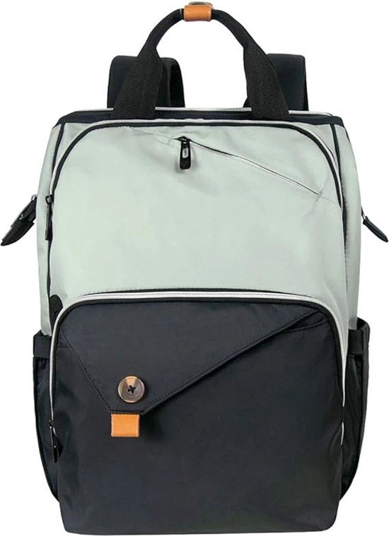 Borsa da Spalla Luxe - Nero con Verde Mint