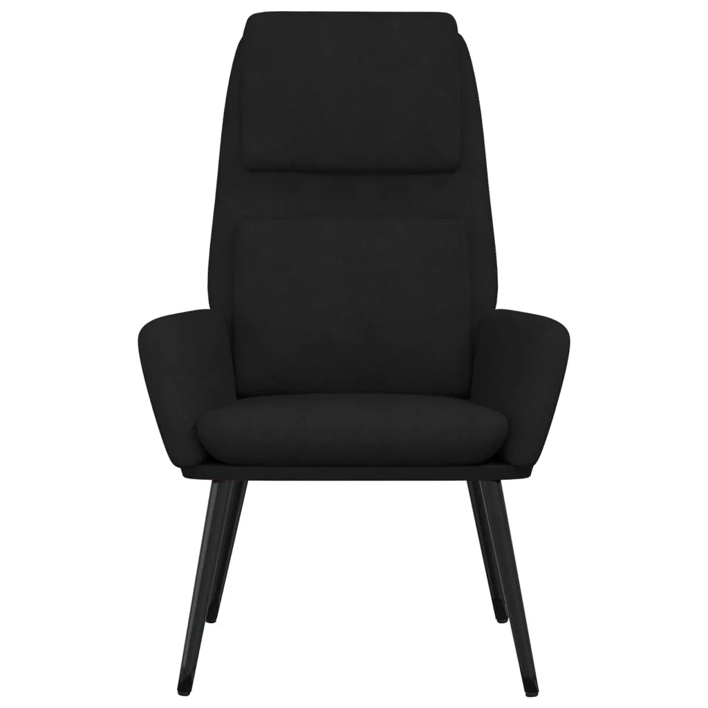 Sedia Relax Nera in Tessuto 341318
