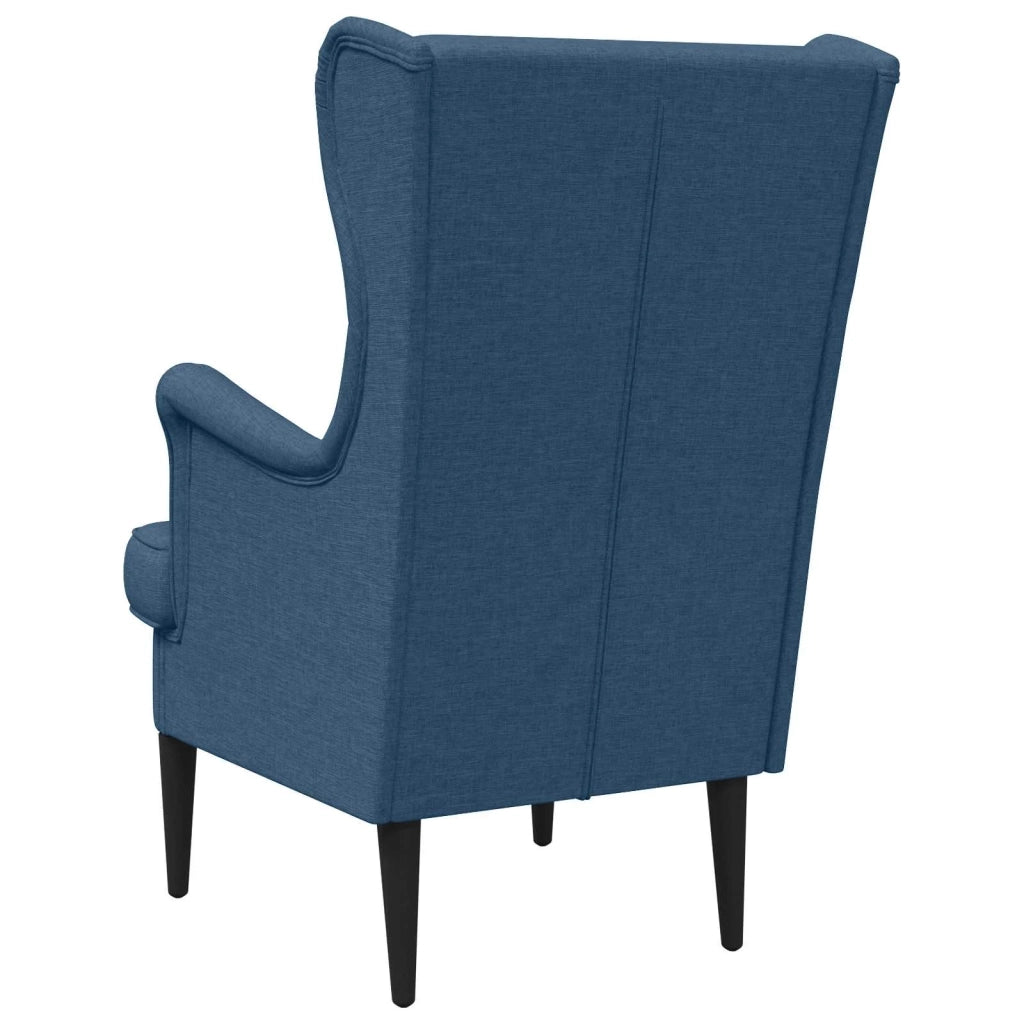 Poltrona-Divano Sedia Blu Tessuto 898416