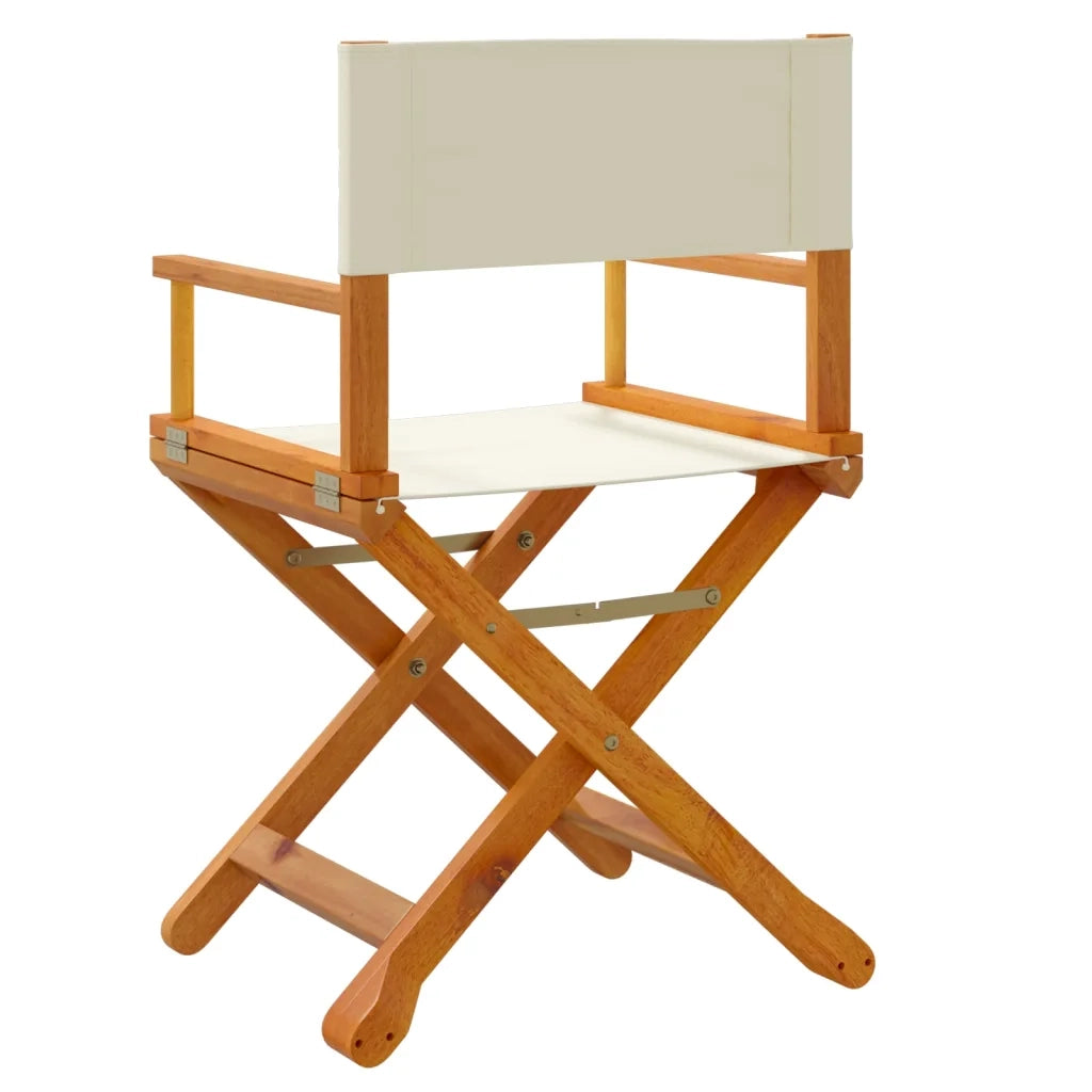 Set di 6 sedie pieghevoli in tessuto bianco crema 3208911