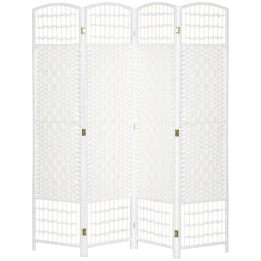 Paravento Pieghevole ¨C Minimal ¨C Bianco 160x170 cm