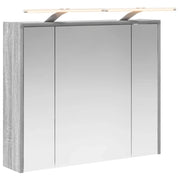Mobiletto per specchio da Bagno | Armadio da bagno Grigio Sonoma