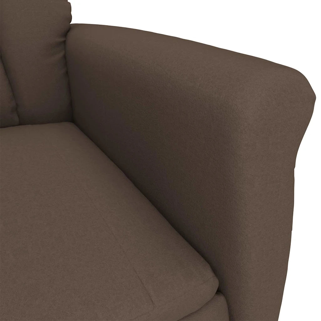 Sedia da massaggio Marrone 96.5 x 70.5 x 95 cm Microfibra 348406