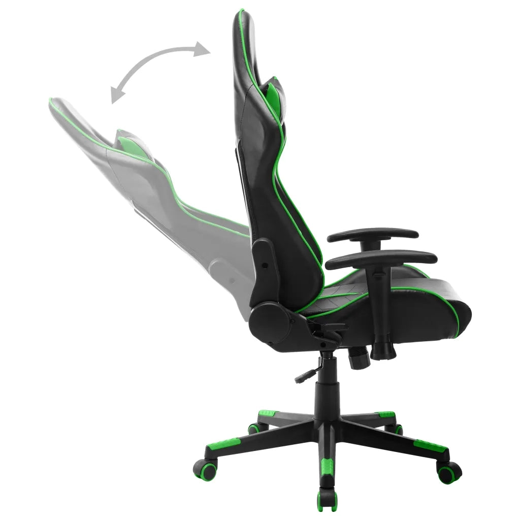 Sedia da Gaming | Sedia da e-sports Nera e Verde in Similpelle