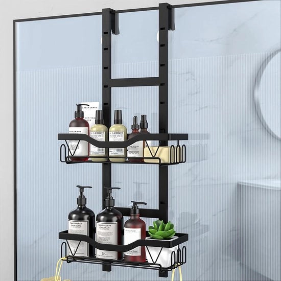 Douchierecipe con Due Livelli - Resistente all'Ossidazione e all'Usura - Nero