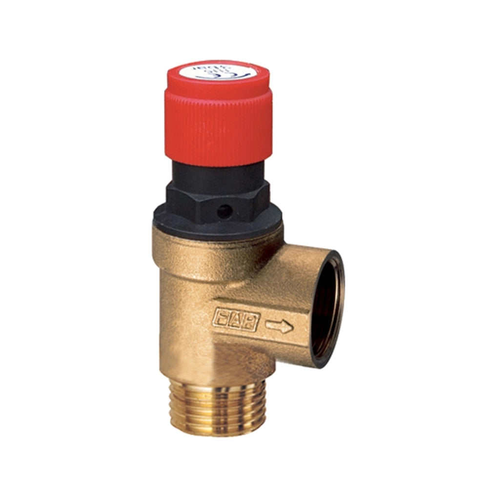 Valvola Di Sicurezza 3 Bar FAR 2002 1/2”x1/2” Per Impianti Termici