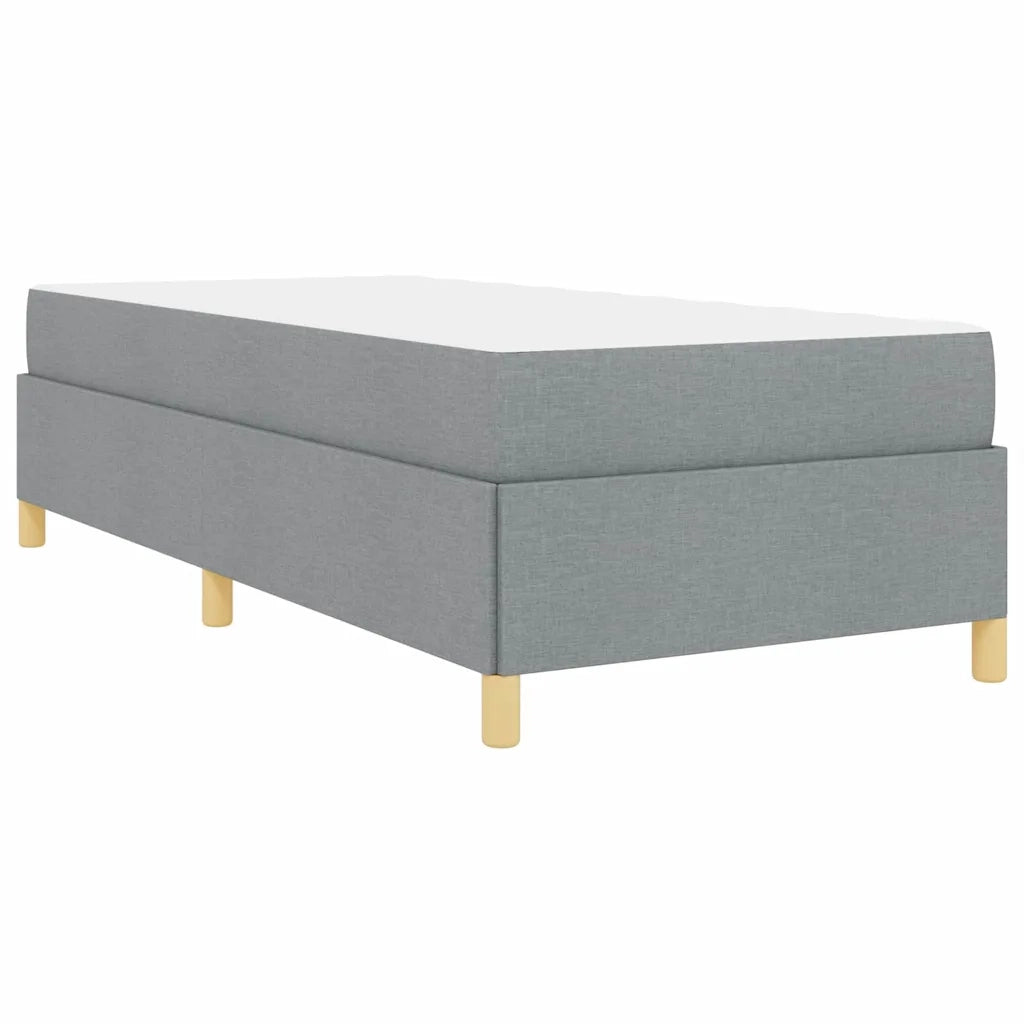 Struttura del letto Grigio chiaro 90 x 200 cm Tessuto 3398906