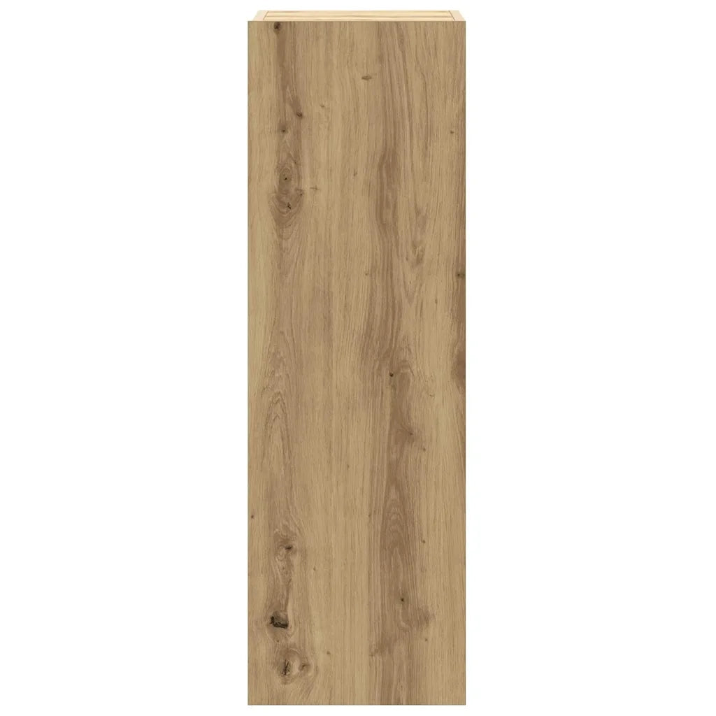 Set Mobile TV 6 pz Montato a Parete Rovere in Legno Multistrato 3329002