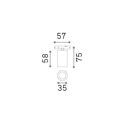 Sistema Lineare Deva 1 Luce Led Nero 4.5W Ip20