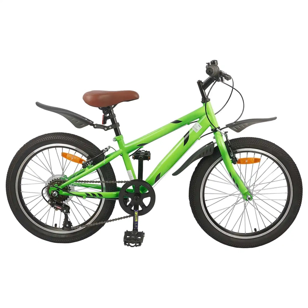 Bicicletta per Bambini | Bici per bambini 24 Pollici 6-Speed per 8-12 anni Verde