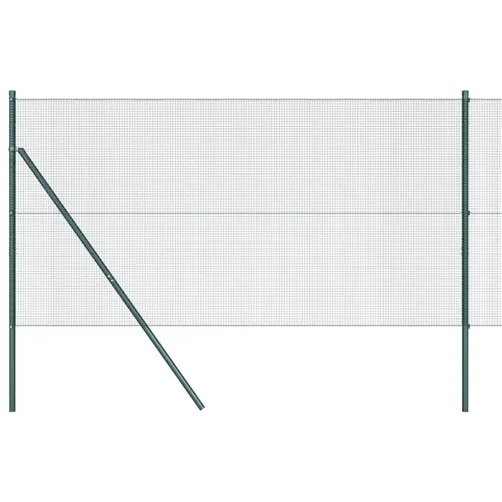 Palo della recinzione Verde 25 x 1 m (rete 12 x 12 mm) Acciaio
