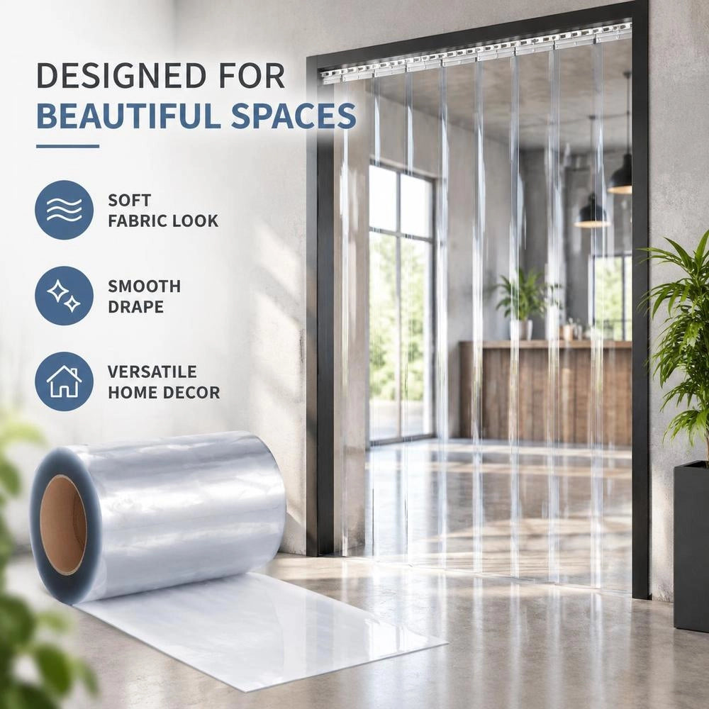 Strip Curtain Roll PVC 2.6 Mm X 300 Mm 25 M