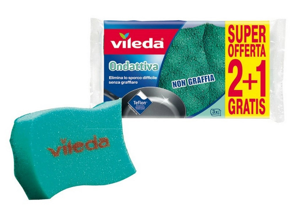 28cf spugna ondattiva milleusi 2+1 pz. cod:ferx.vit43325