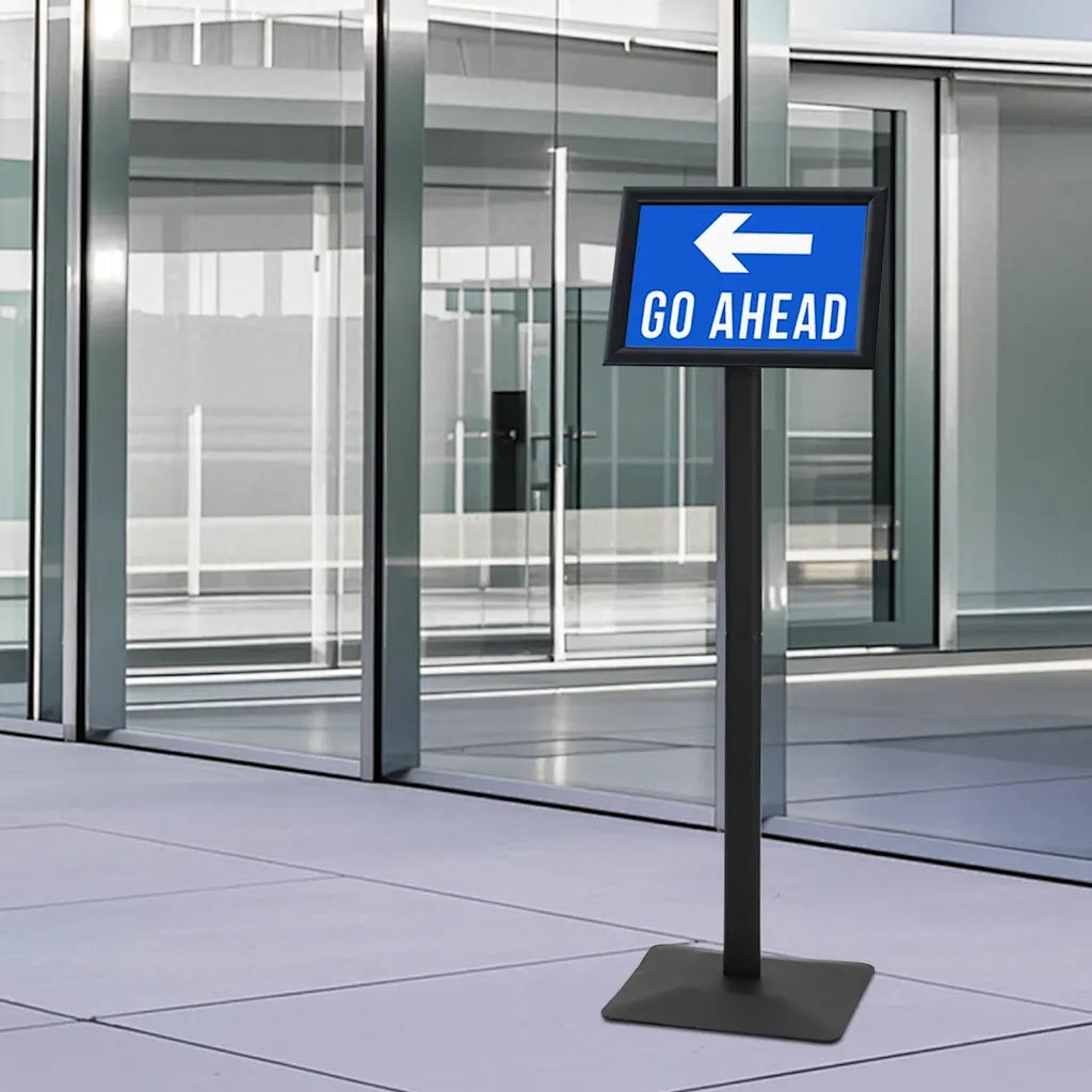 Supporto Poster a Piedistallo Argento a4 Ghisa 42020978