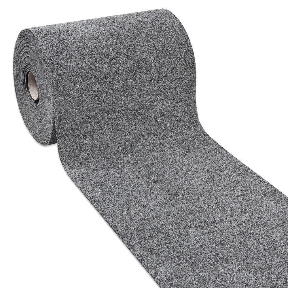 Passatoia 50x40 cm Corridoio Agugliato Moquette Corsia Grigio Zerbino Esterno Interno Negozio