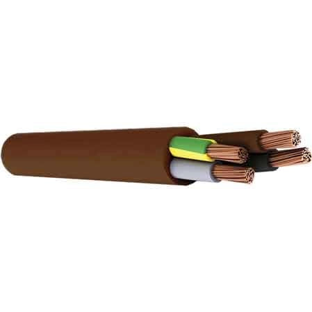 CAVO QUADRIPOLARE 'MARRONE' Sezione 4x2,5 mm - 100 metrilineari
