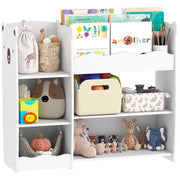 Libreria per bambini con ripiani aperti e scomparti ¨C Zephmum ¨C Bianco
