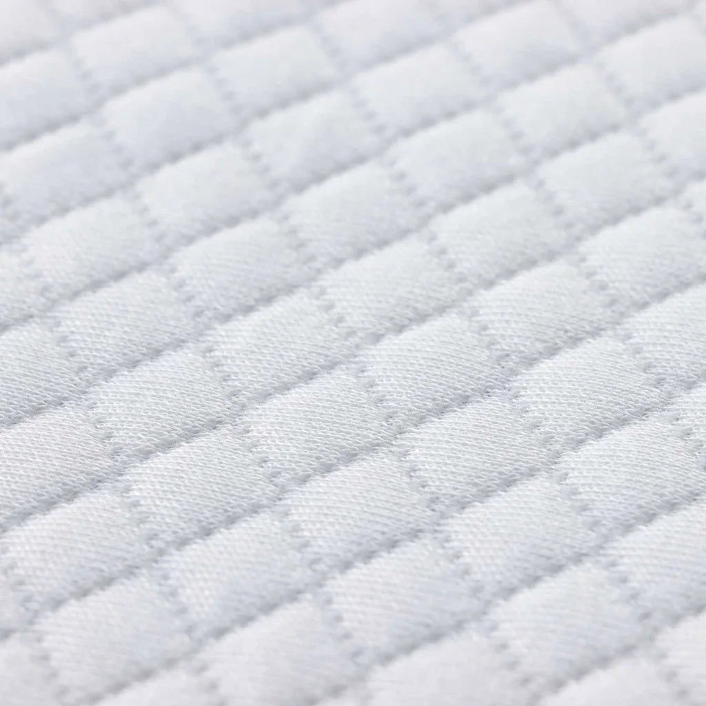 Topper per materasso Bianco 80 x 200 cm Tessuto Jacquard 4106232