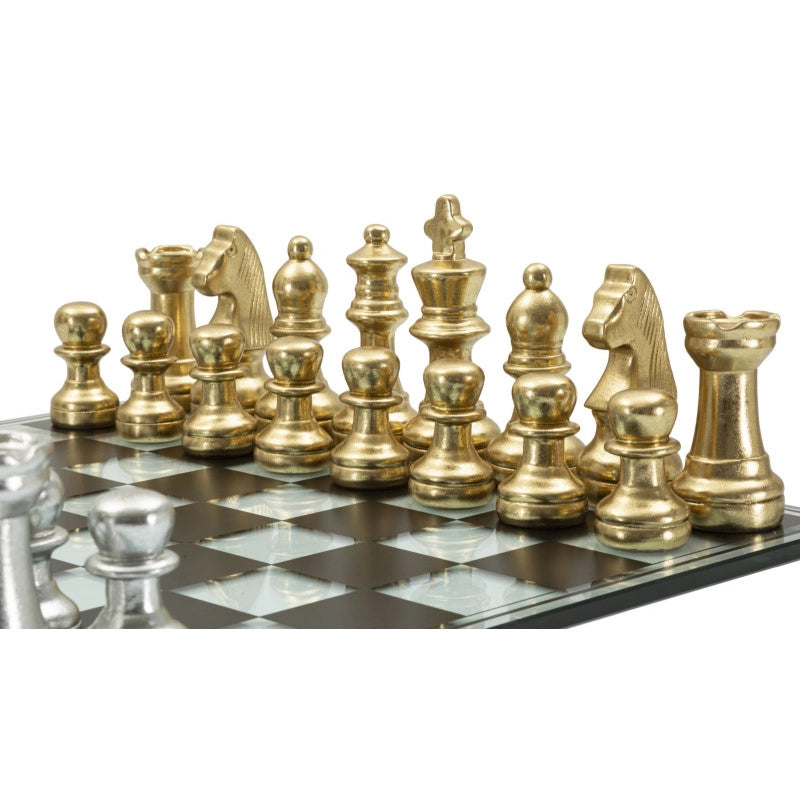 Set Scacchiera Nera/bianca cm 50,5x50,5x14