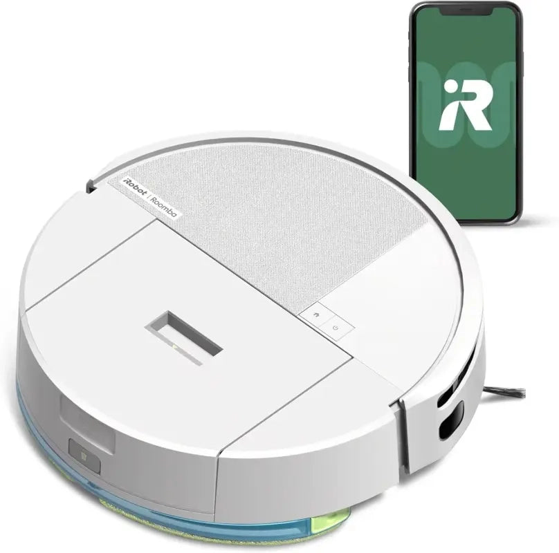 iRobot Roomba 205 DustCompactor Combo, Robot Aspirapolvere Lavapavimenti, bianco