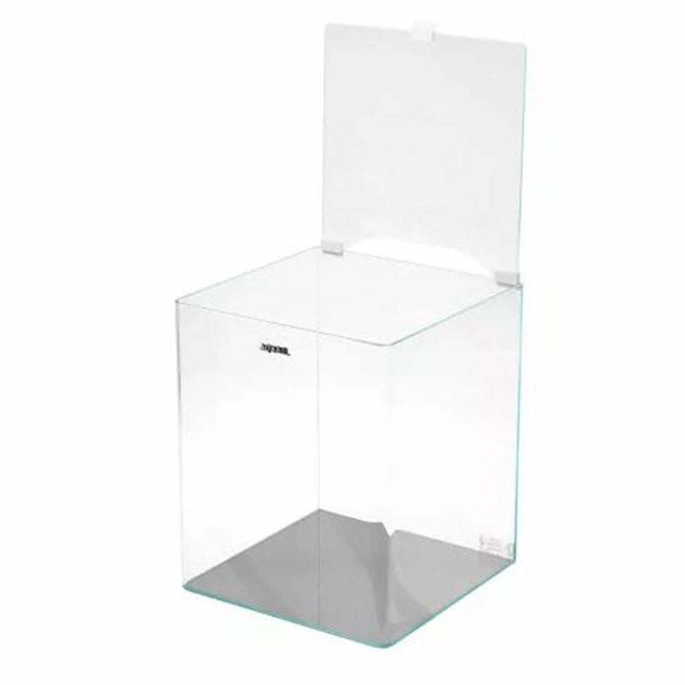 Aquael Opti Tank Rounded 20 - aquario panoramico in vetro extrachiaro 19L cm25x25x30h