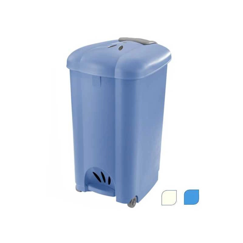 Pattumiera Pedale Carolina l 50 Panna Tontarelli
