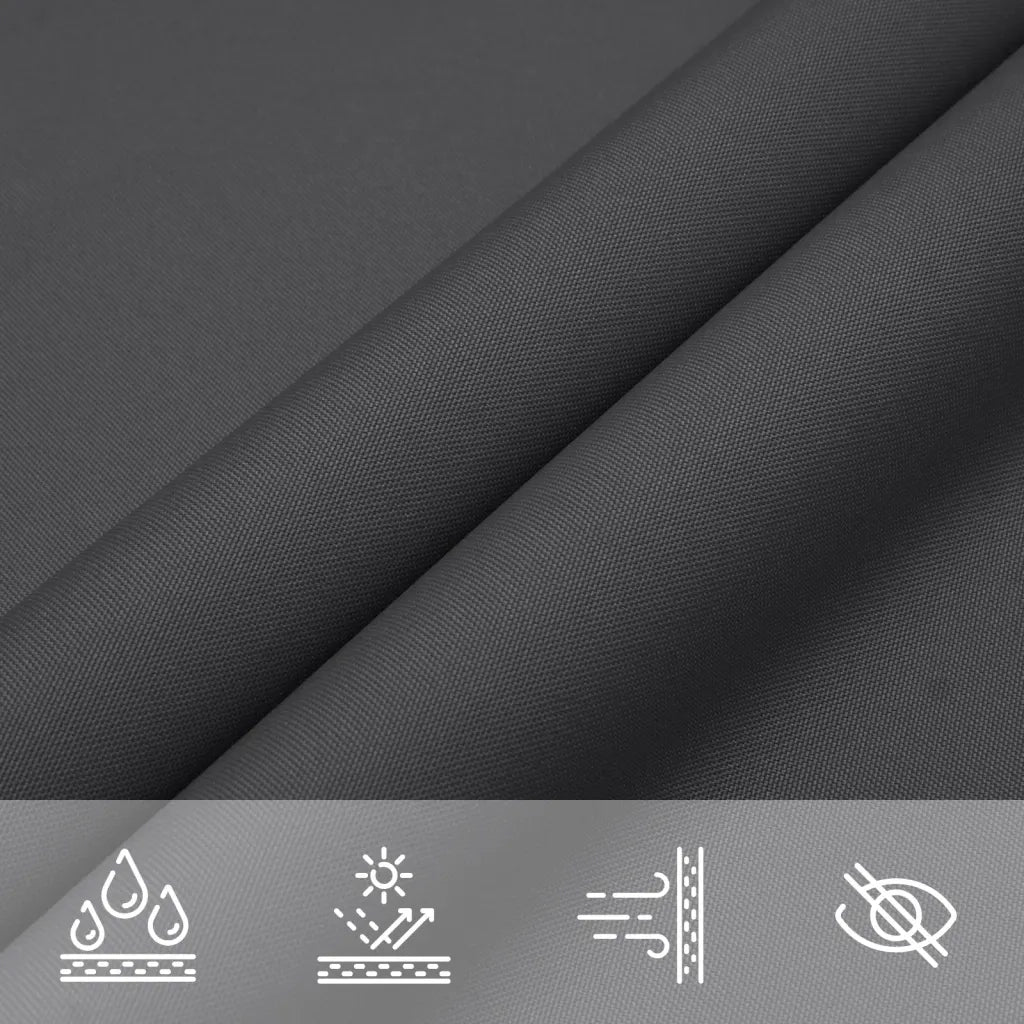 Parasole a vela | Telo Ombra | Vela da ombra Oxford Rettangolare 4x5 m Antracite