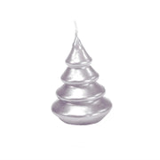 Candela 'pino' lucid in cera Mercury silver grey