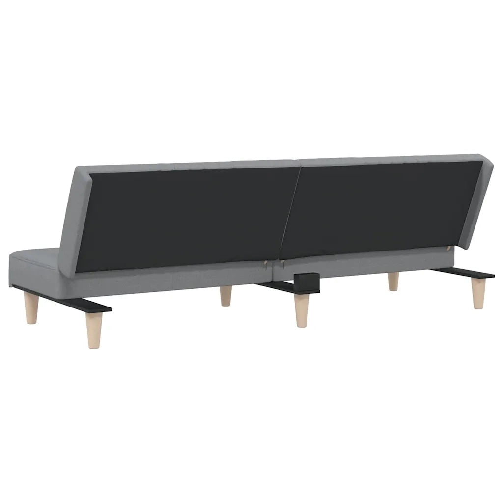 Divano letto | Sof¨¤ letto | Letto singolo Grigio Chiaro in Tessuto