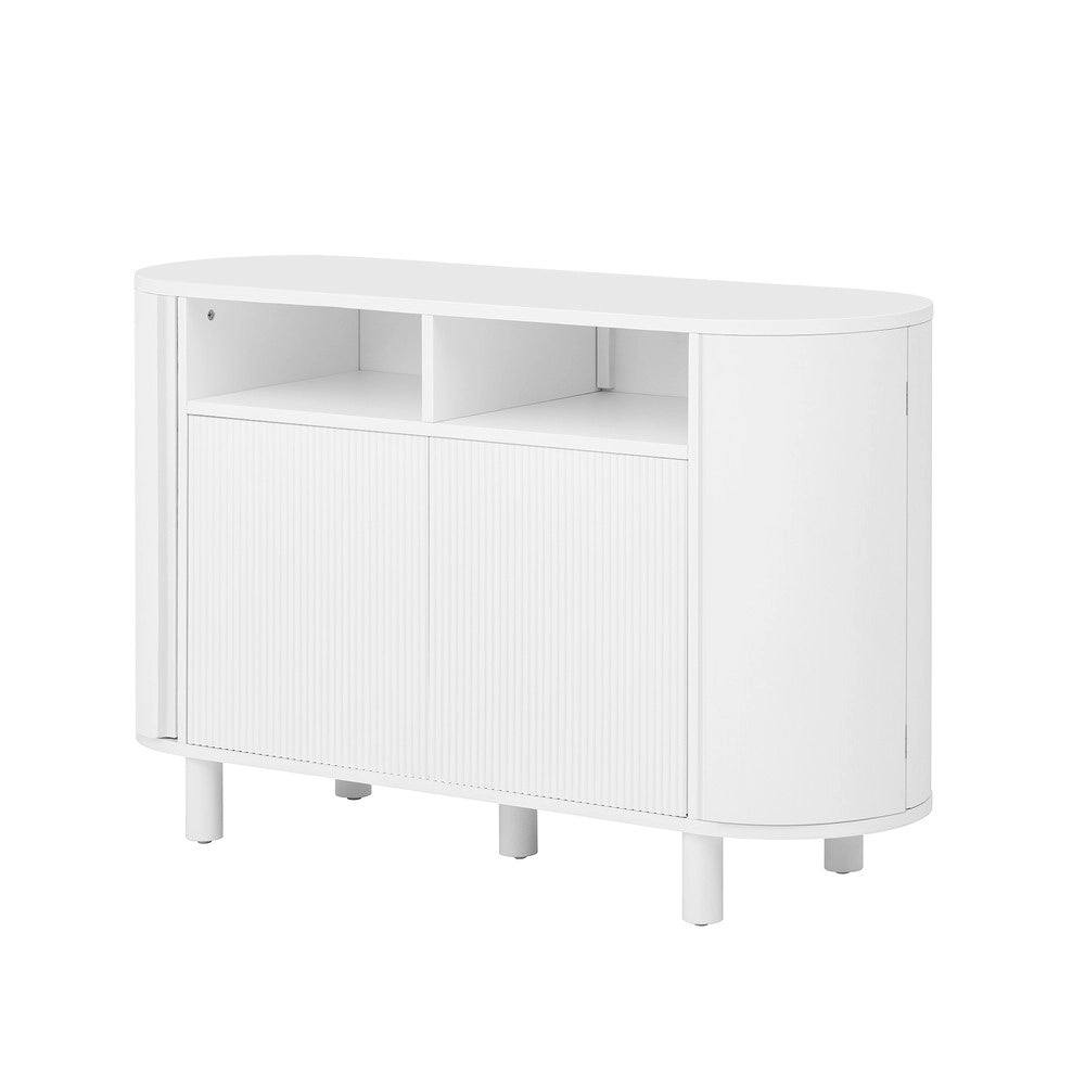 Sideboard Multiuso con Ante e Ripiani ¨C MINIMAL ¨C Bianco