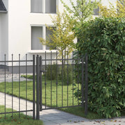 Cancello per recinzione HORST 100 x 100 cm Metallo Nero 42034044