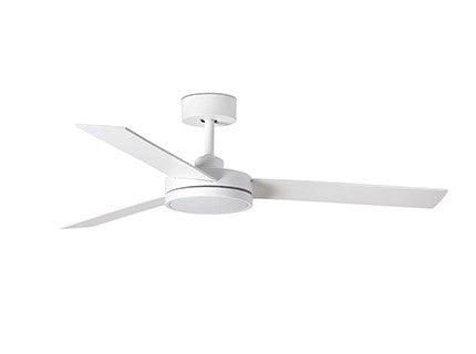 BARTH, Ventilatore con Luce, Faro Barcelona Colore: Bianco
