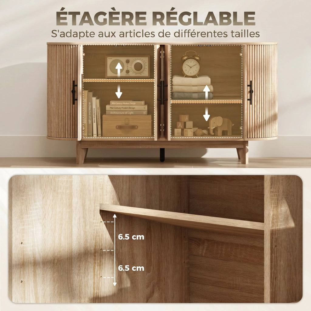 Credenza ¨C Minimal ¨C Rovere 147x40x76