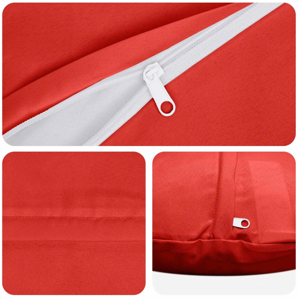 Cuscino 6 pz HEERLEN Rosso Ø 40 cm Poliestere 929170