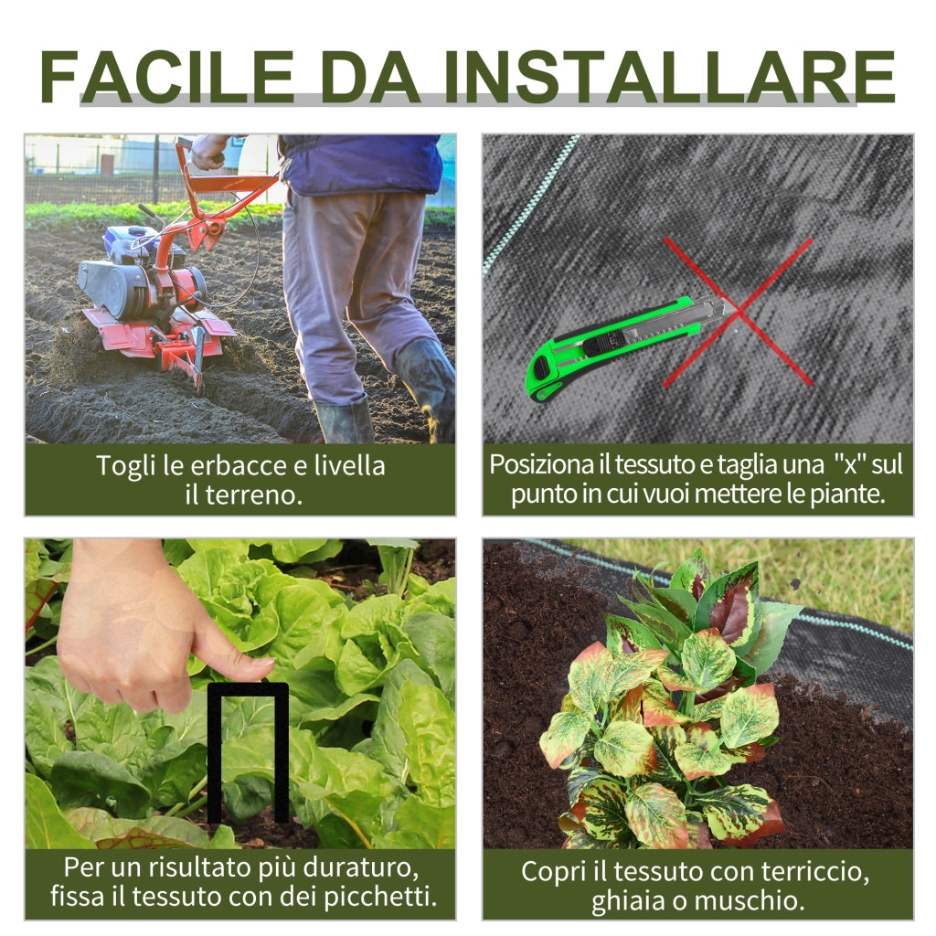 Telo Pacciamatura ¨C Minimal ¨C Nero 50x2m 100g/m2