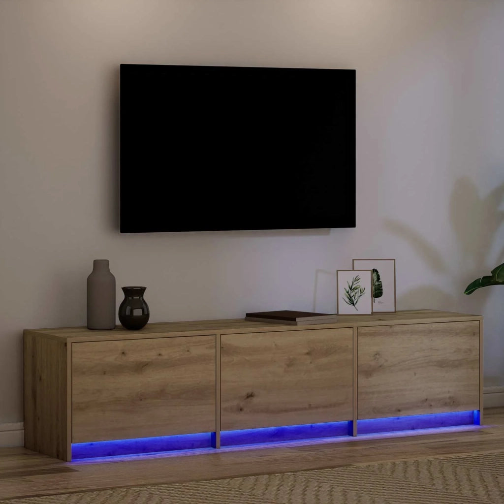 Mobile TV Rovere artigianale 165 x 34 x 40 cm Legno multistrato 8006551